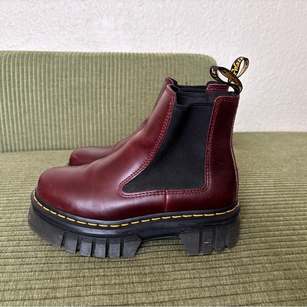 Dr. Martens Cherry Red Leather Boots